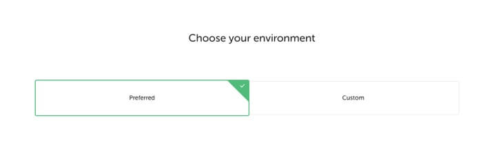 WordPress Local - Choose your environment